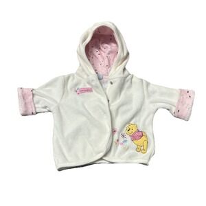 Disney Baby 2010 Winnie The Pooh Hooded Jacket 0-3 months Cream & Pink